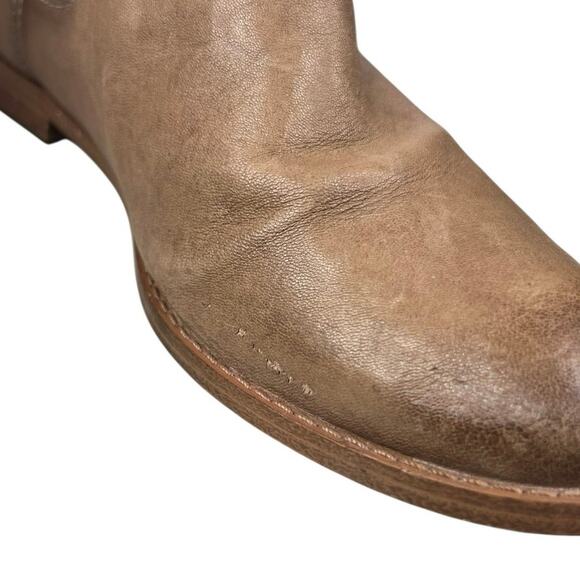 Frye Women’s Anna Tan Leather Chelsea Boot Size US 7.5 - Picture 10 of 11